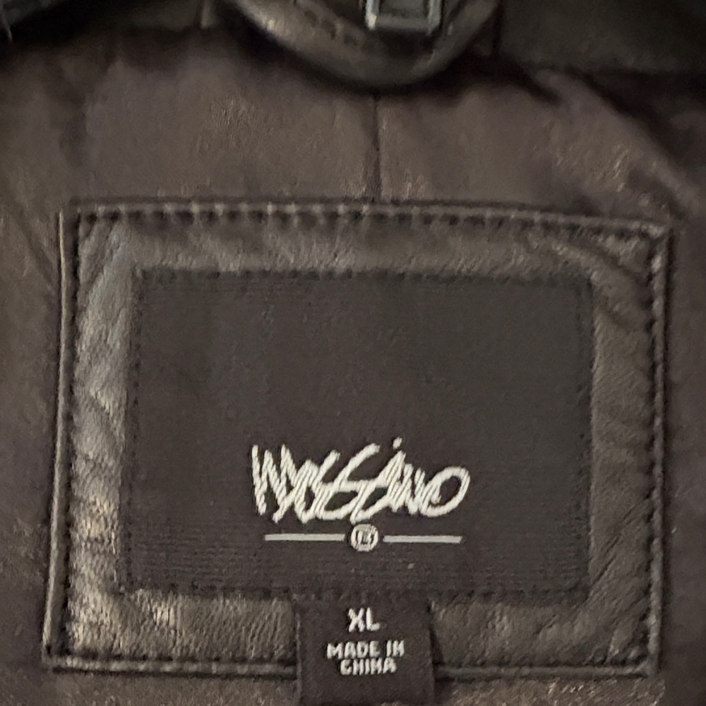 Mossimo Leather Black Jacket - image 2